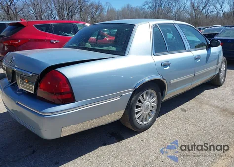 2009 Mercury Grand Marquis Ls (Fleet Only) из США, поврежденный, VIN 2MEHM75V39X609438